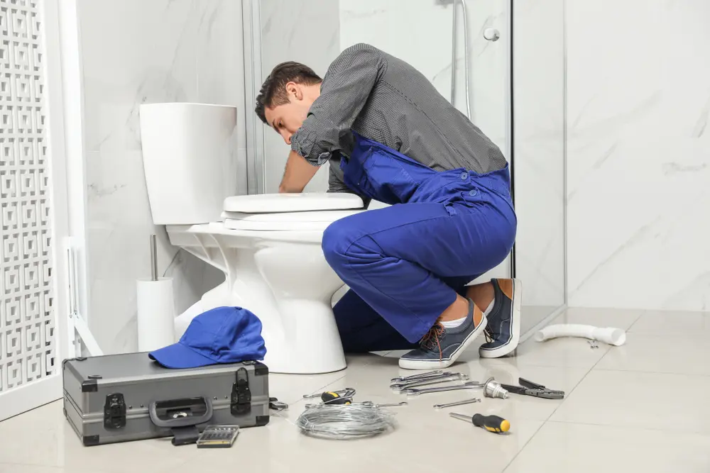 Toilet Installation in Hazen